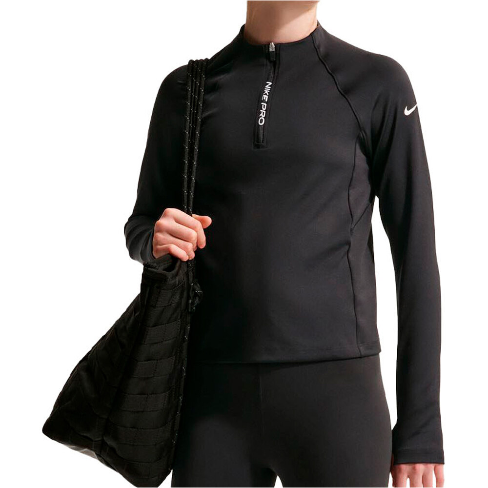 Nike camiseta manga larga niña G NP DF HZ vista frontal