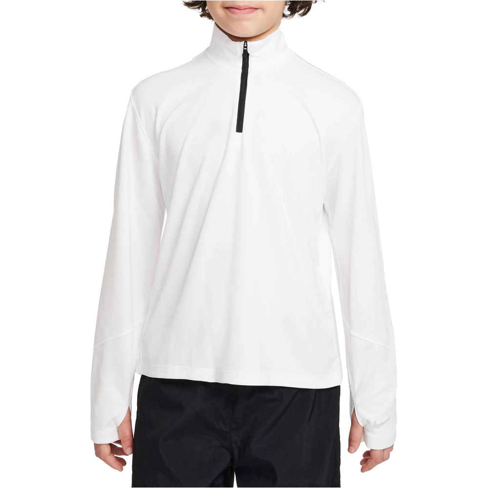 Nike camiseta manga larga niño B NK DF UV MULTI LS HZ TOP ESS vista frontal