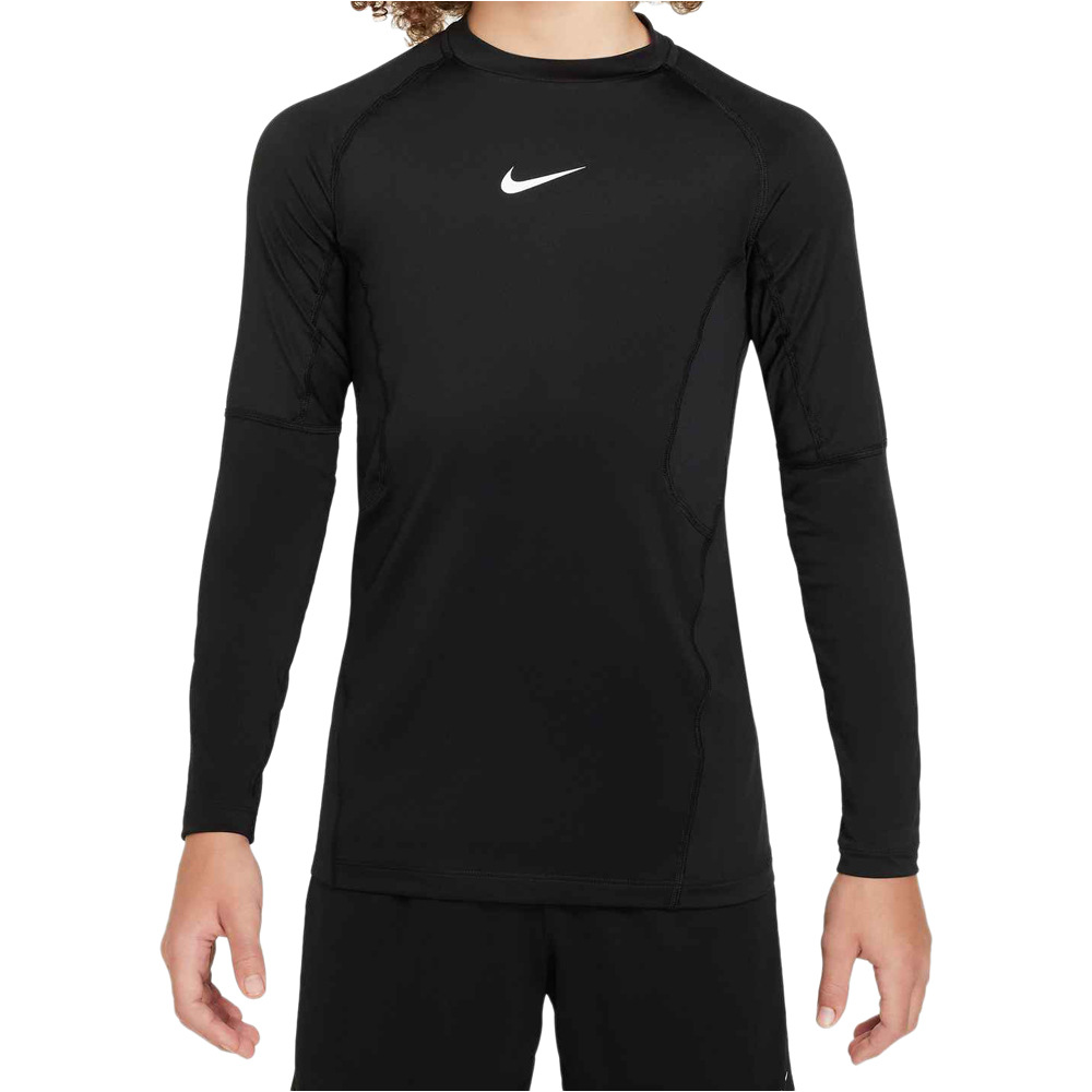 Nike camiseta manga larga niño B NP DF LS TOP 24 vista frontal