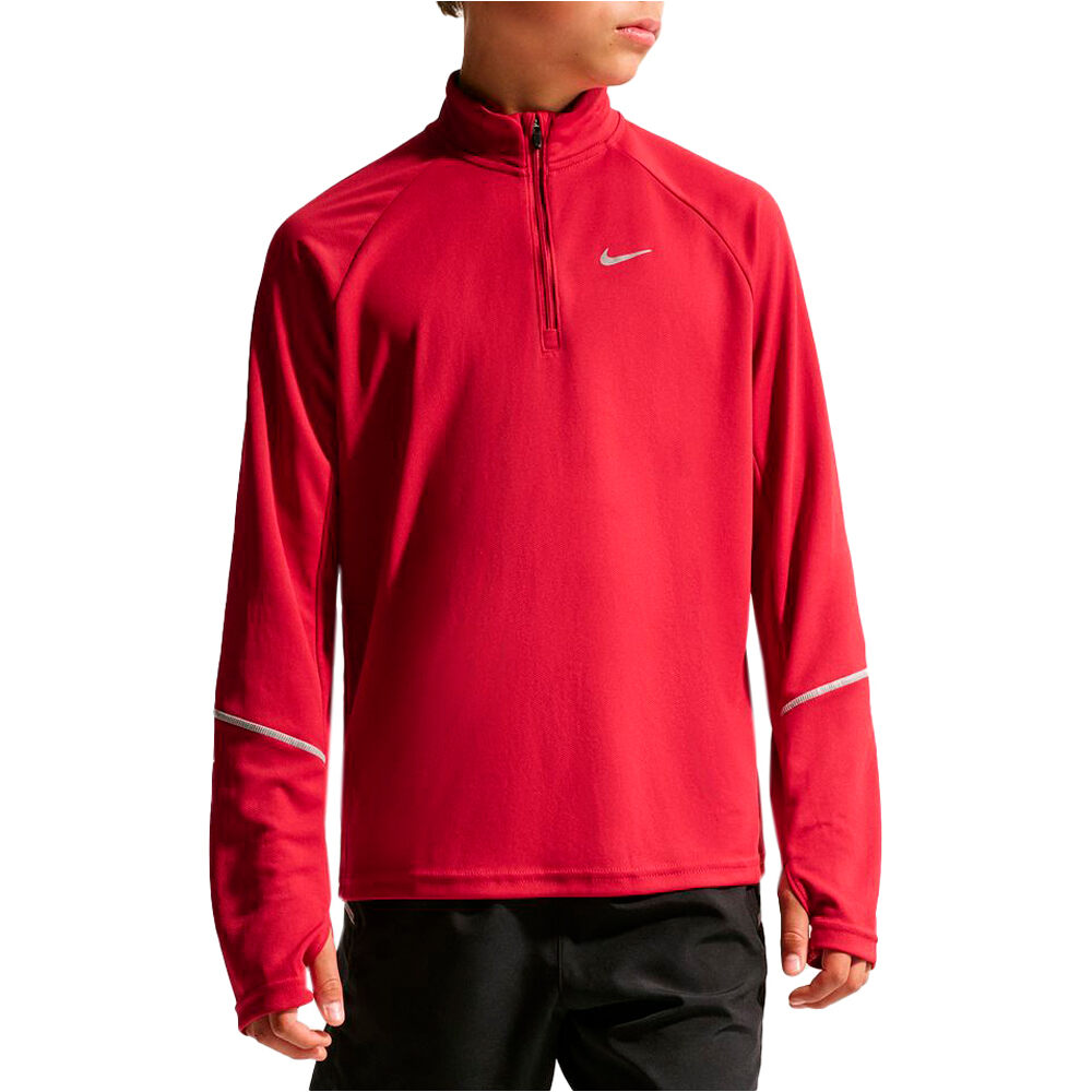 Nike camiseta manga larga niño K NK DF MILER HZ TOP vista frontal