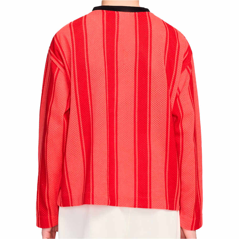 Nike camiseta manga larga niño K NSW MESH JERSEY LS TOP vista trasera