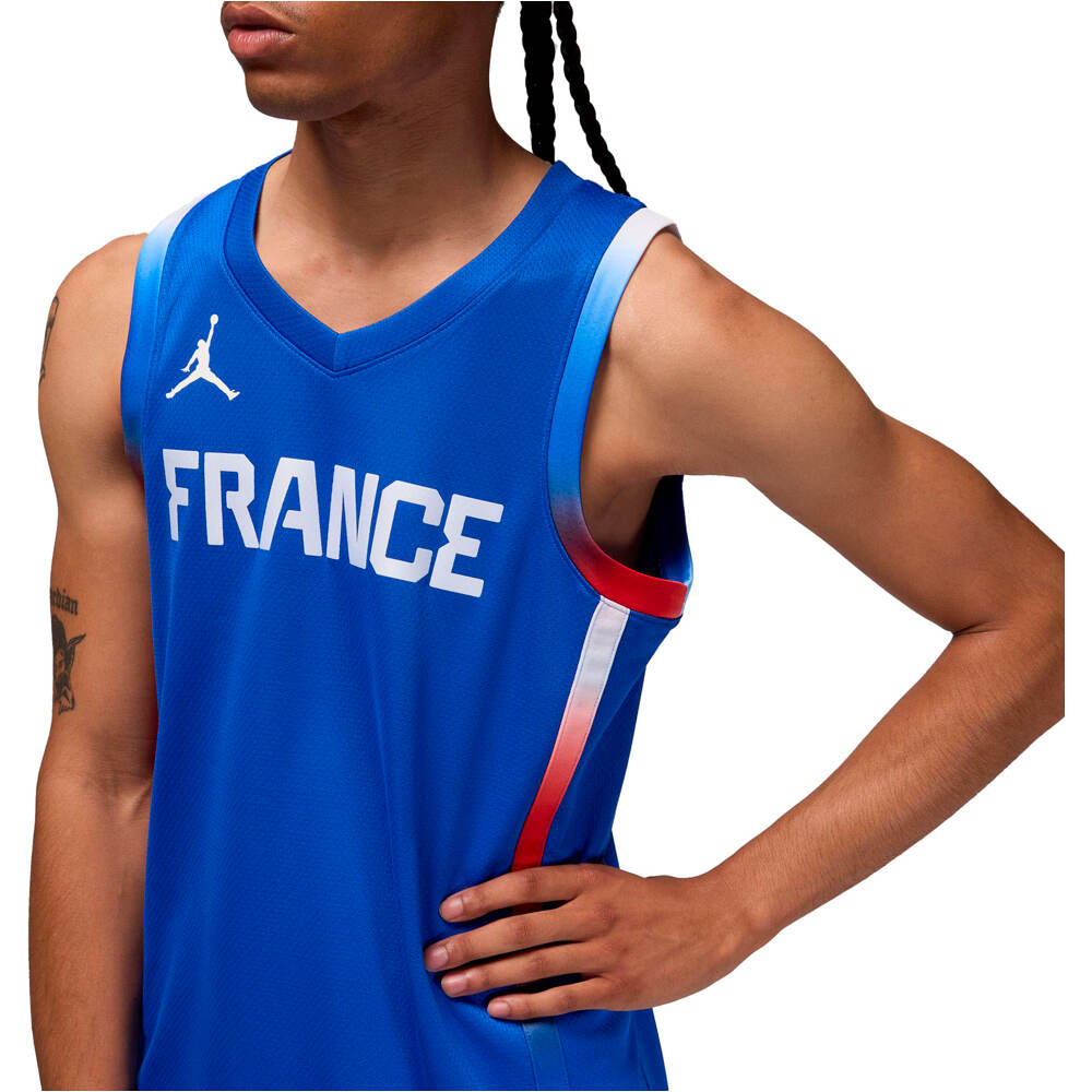 Nike camiseta oficial baloncesto FRA M NK LMTD JSY RD BLK O 24 03