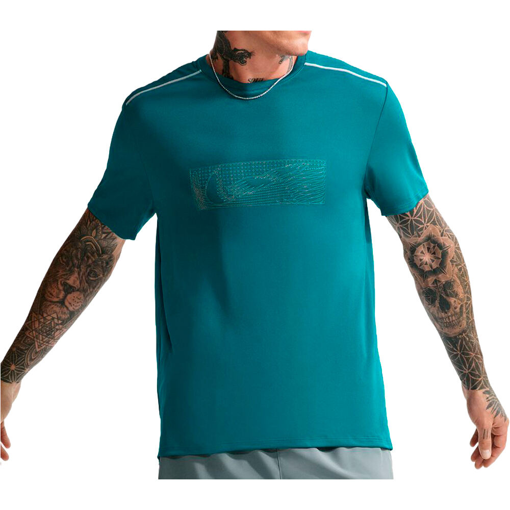 Nike camiseta técnica manga corta hombre M NK DF MILER WNT SS TOP vista frontal
