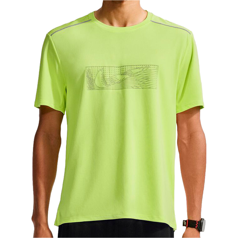 Nike camiseta técnica manga corta hombre M NK DF MILER WNT SS TOP vista frontal