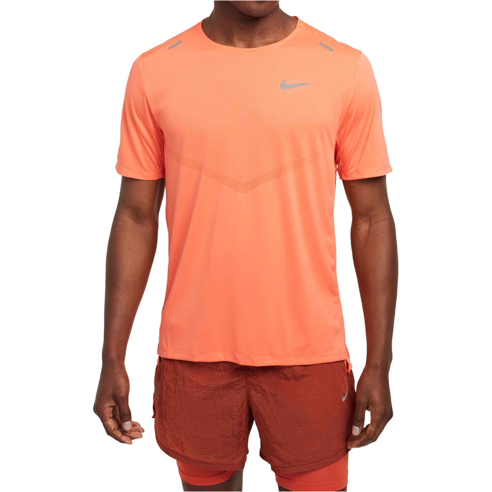 Nike camiseta técnica manga corta hombre M NK DF RISE 365 SS vista frontal