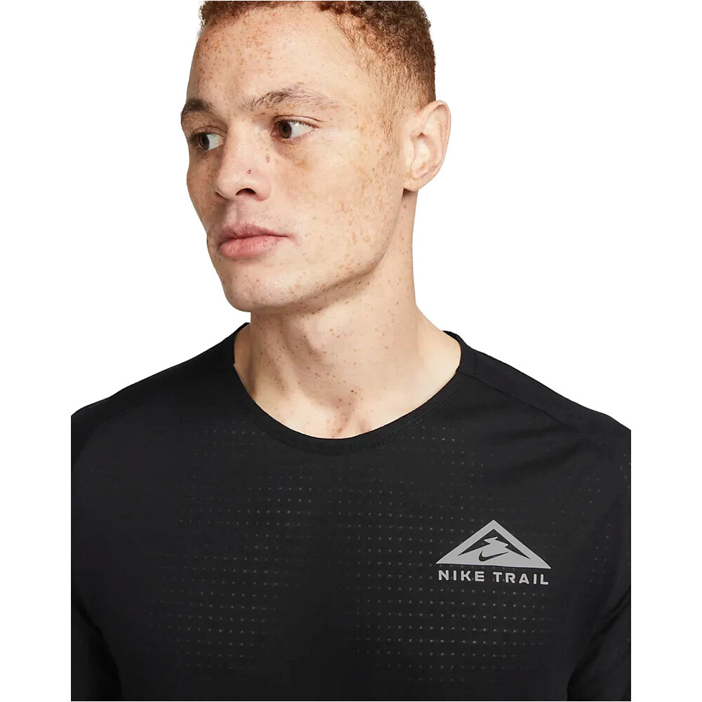 Nike camiseta técnica manga corta hombre M NK DF SOLAR CHASE SS TOP vista detalle