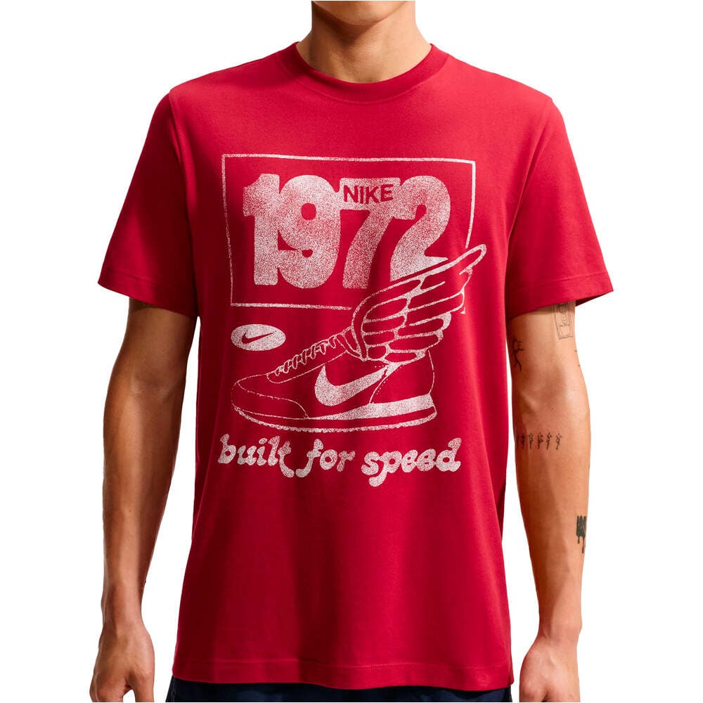 Nike camiseta técnica manga corta hombre M NK DF TEE STD RUN DNA vista detalle