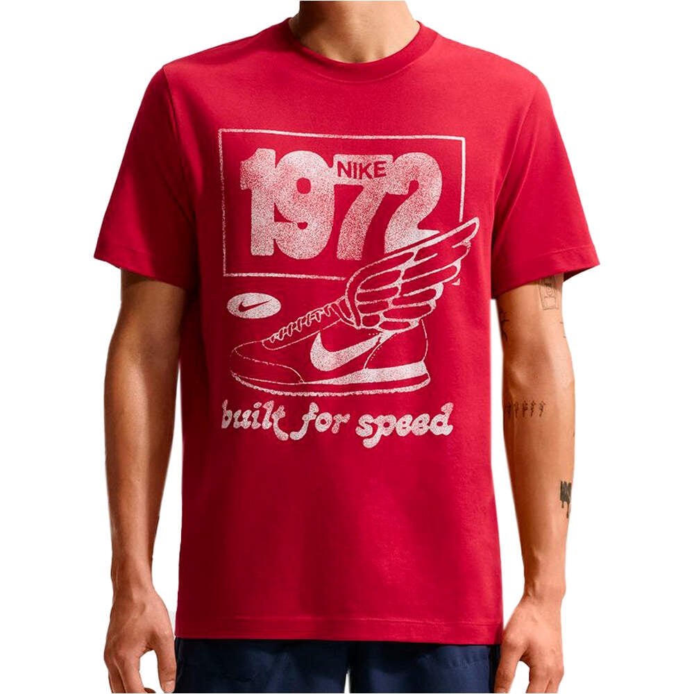 Nike camiseta técnica manga corta hombre M NK DF TEE STD RUN DNA vista frontal