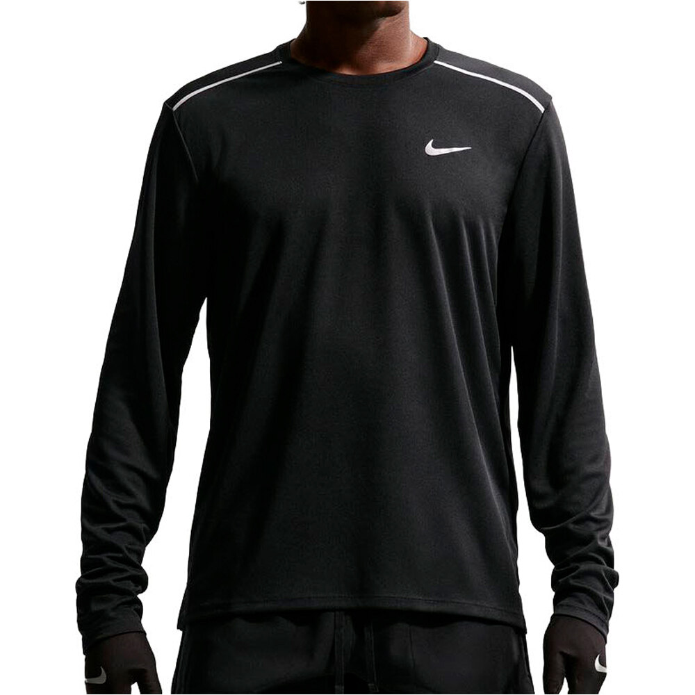 Nike camiseta técnica manga larga hombre M NK DF UV MILER LS TOP vista frontal