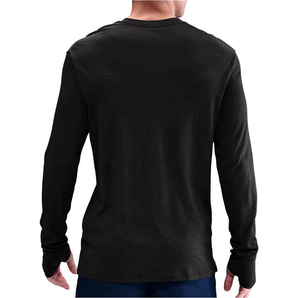 Nike camiseta técnica manga larga hombre M NK DFADV RUN WOOL LS vista trasera