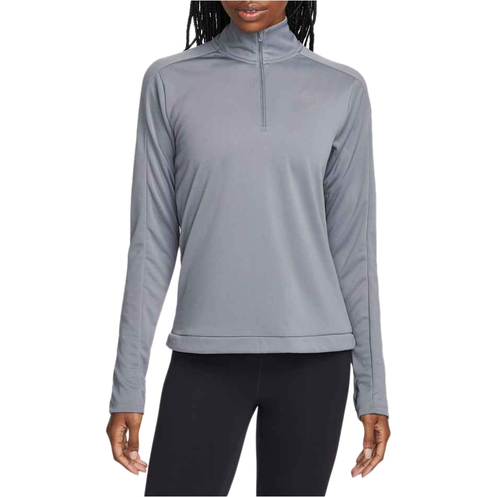 Nike camiseta técnica manga larga mujer W NK DF PACER HZ vista frontal