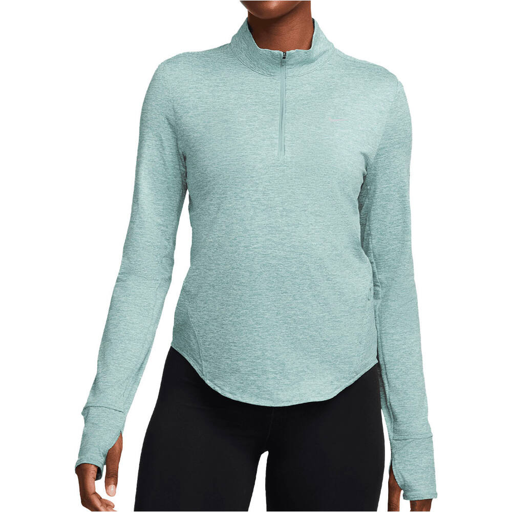 Nike camiseta técnica manga larga mujer W NK SWIFT DF UV HZ TOP vista frontal