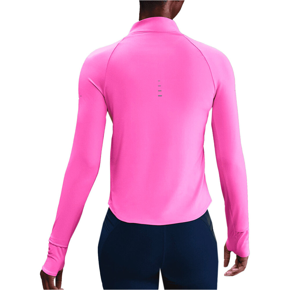 Nike camiseta técnica manga larga mujer W NK SWIFT DF UV HZ TOP vista trasera