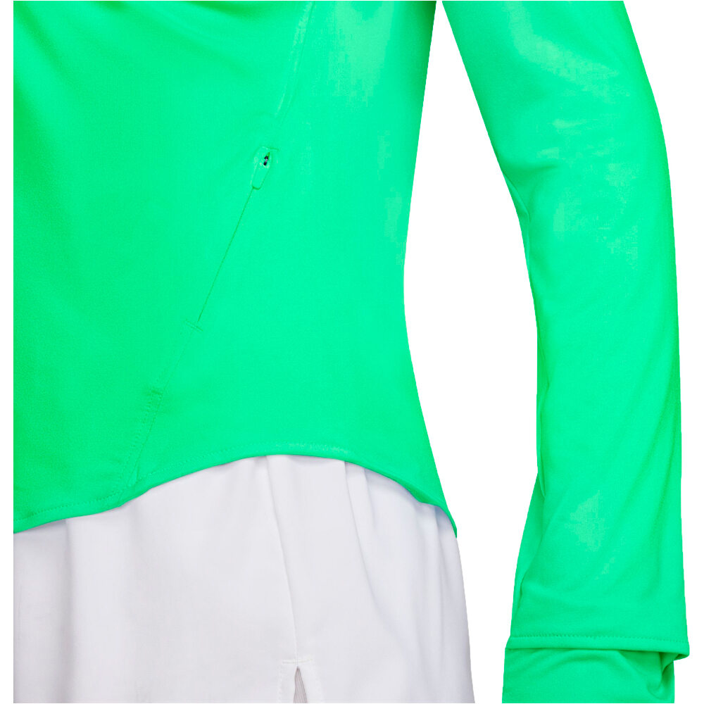 Nike camiseta técnica manga larga mujer W NK SWIFT DF UV LS CRW vista detalle