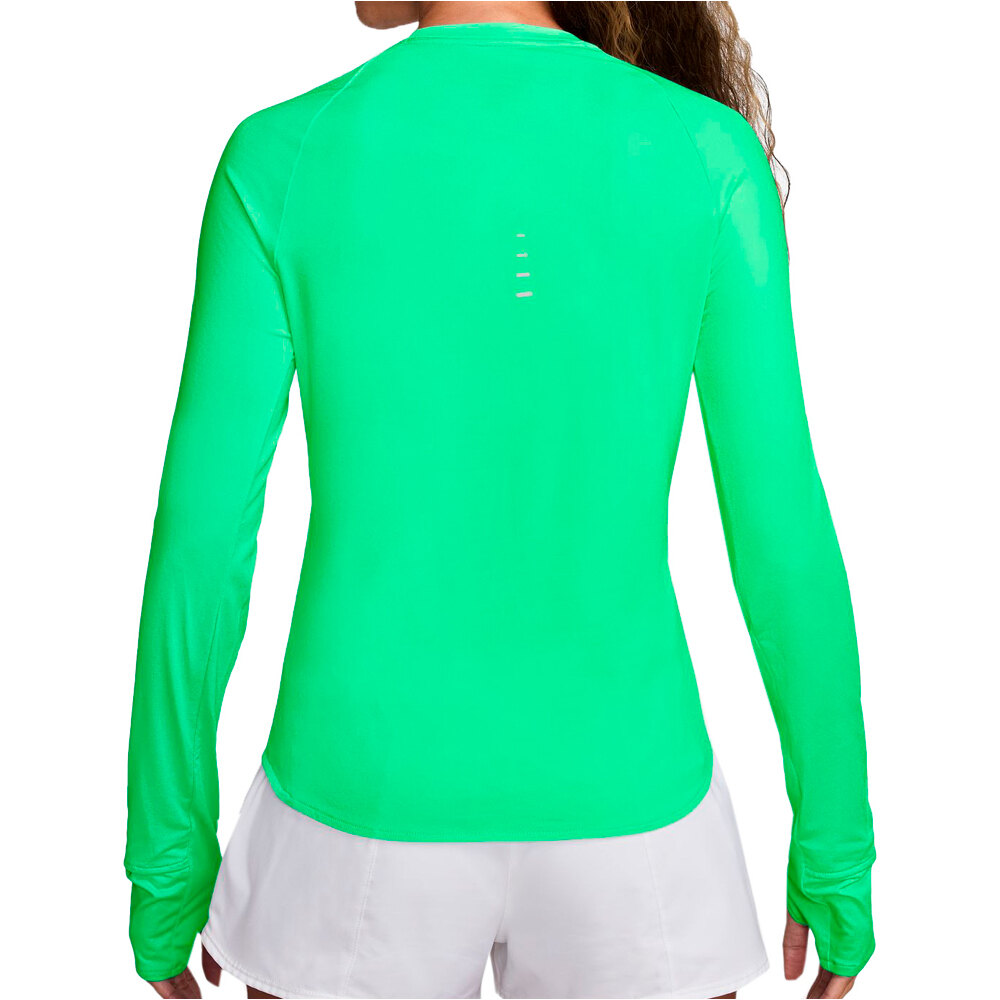 Nike camiseta técnica manga larga mujer W NK SWIFT DF UV LS CRW vista trasera