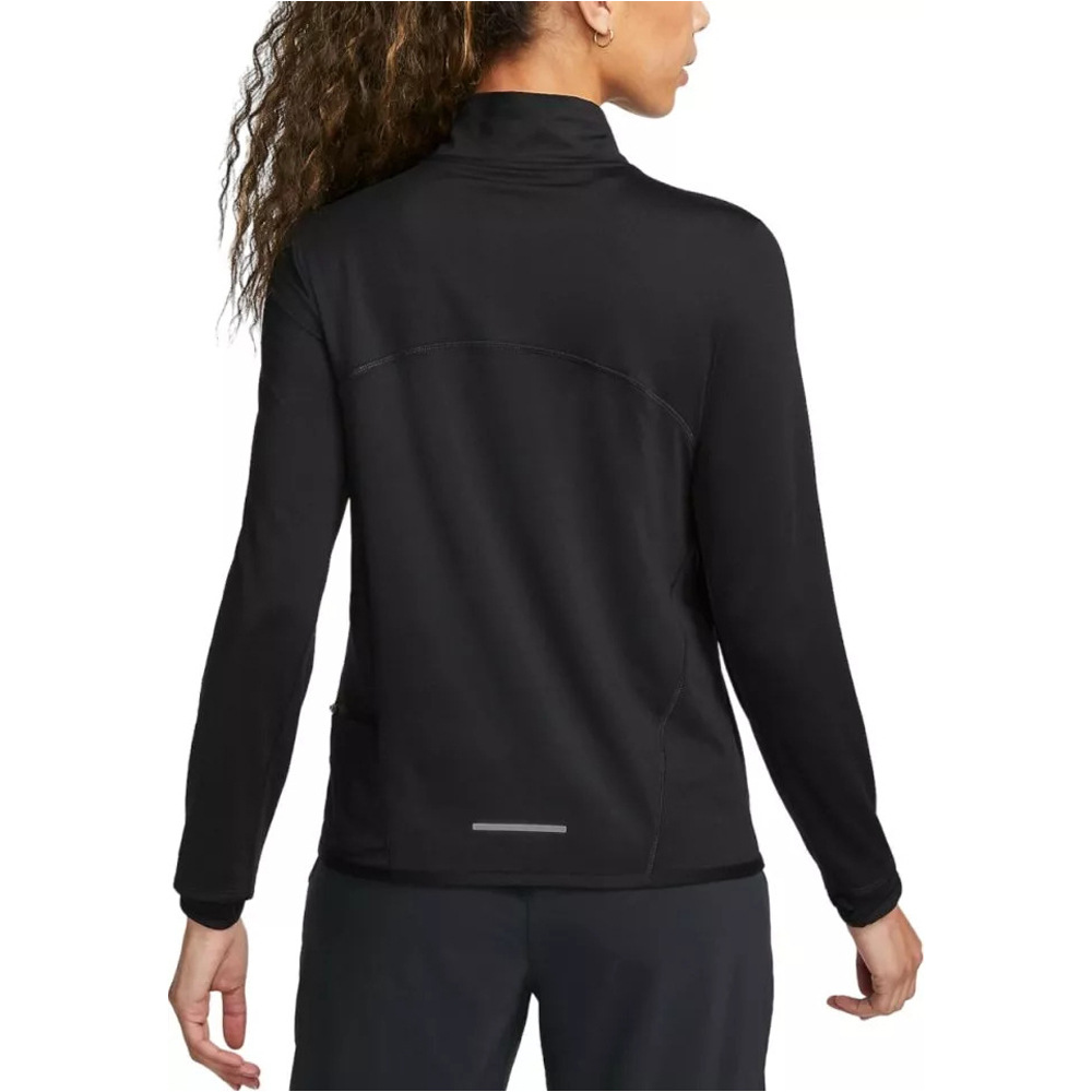 Nike camiseta técnica manga larga mujer W NK SWIFT ELMNT DF UV HZ TOP vista trasera