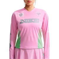 Nike camiseta técnica manga larga mujer W NK SWIFT JERSEY TOP LS NV vista detalle