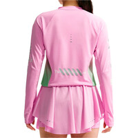 Nike camiseta técnica manga larga mujer W NK SWIFT JERSEY TOP LS NV vista trasera