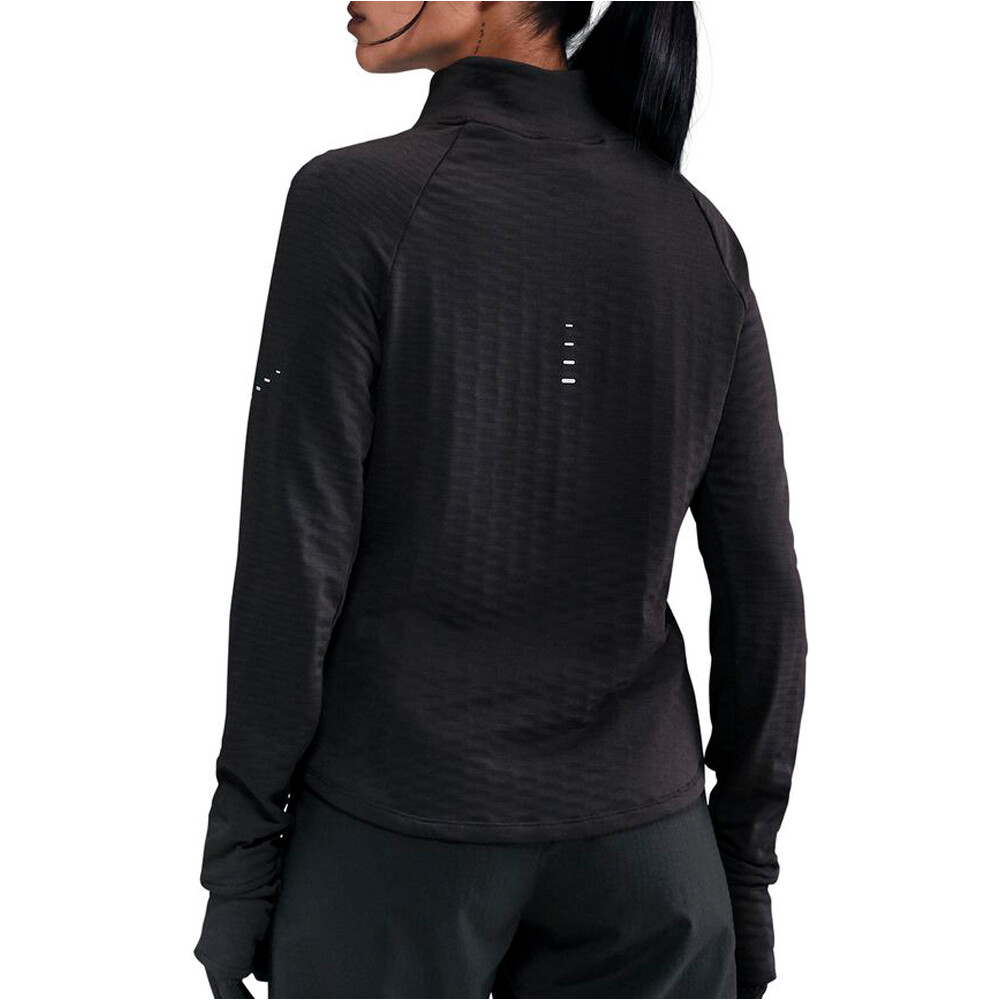 Nike camiseta técnica manga larga mujer W NK SWIFT SPHR TF TTLNK TOP vista trasera