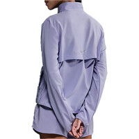 Nike camiseta técnica manga larga mujer W NK SWSH HBR DF JKT vista trasera