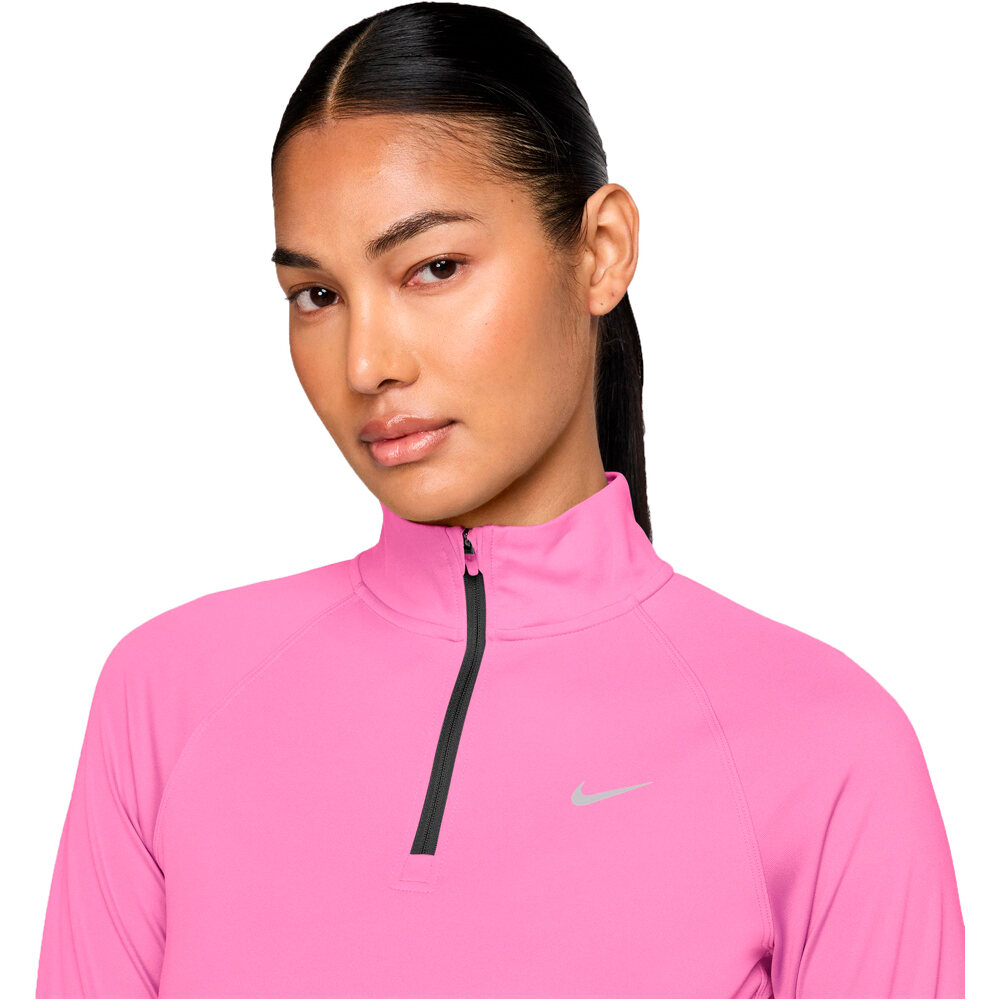 Nike camiseta técnica manga larga mujer W NK TEMPO DF HZ TP vista detalle