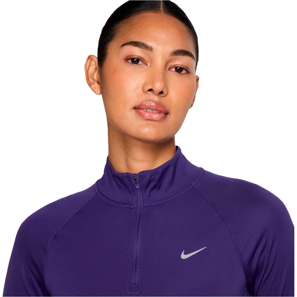 Nike camiseta técnica manga larga mujer W NK TEMPO DF HZ TP vista detalle