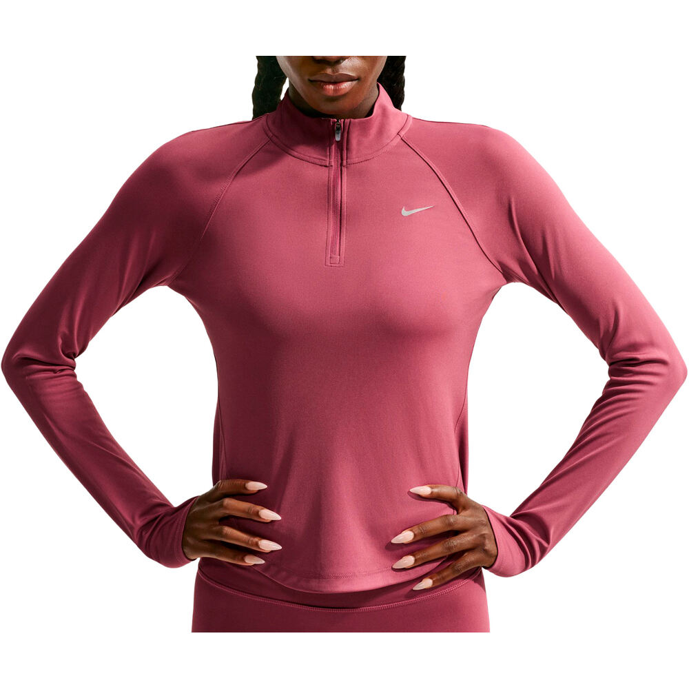 Nike camiseta técnica manga larga mujer W NK TEMPO DF HZ TP vista detalle