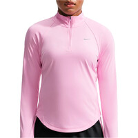 Nike camiseta técnica manga larga mujer W NK TEMPO DF HZ TP vista detalle