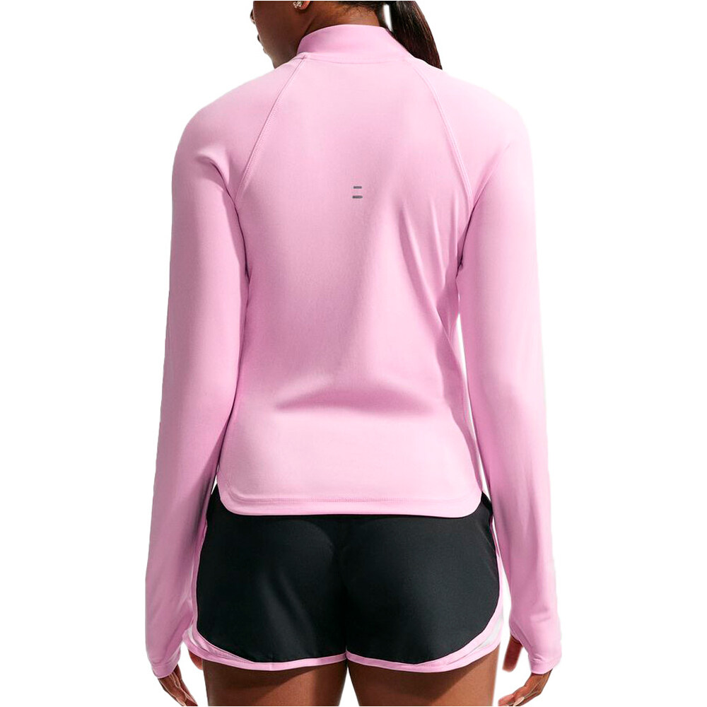 Nike camiseta técnica manga larga mujer W NK TEMPO DF HZ TP vista trasera