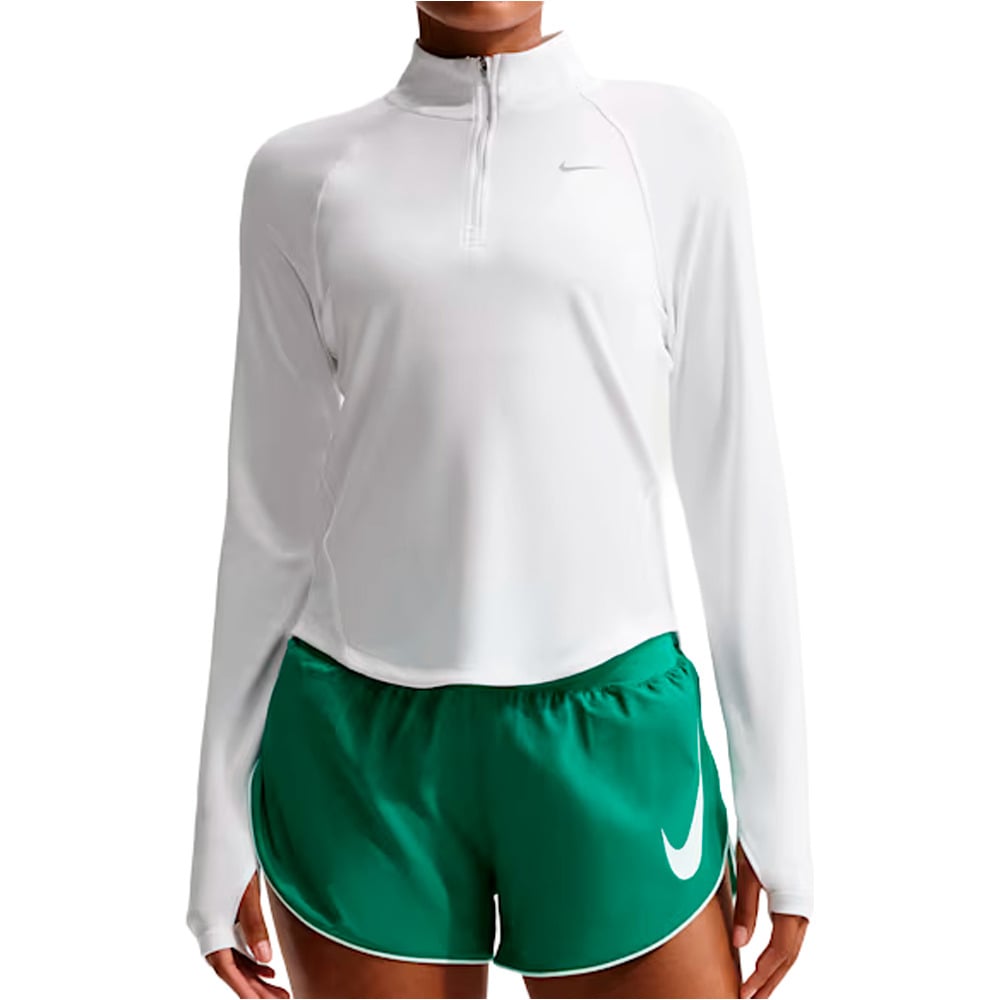 Nike camiseta técnica manga larga mujer W NK TEMPO SWSH HBR DF HZ TOP vista frontal