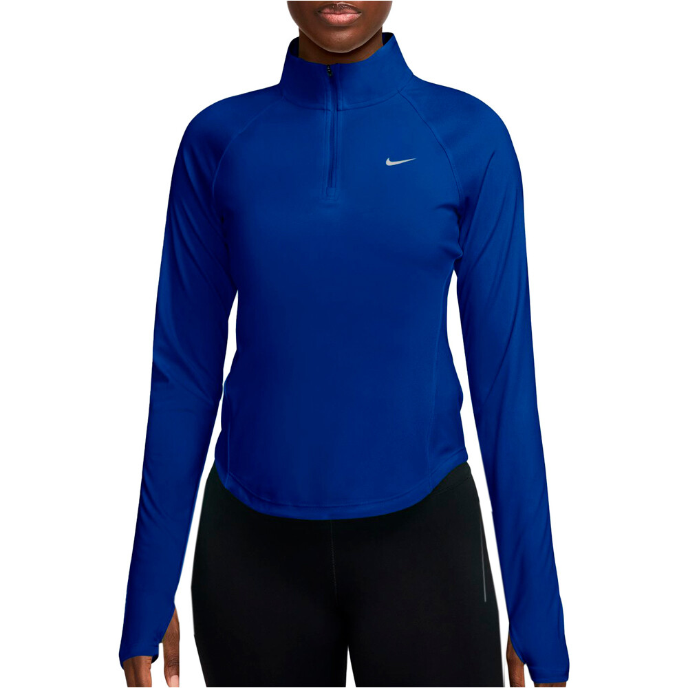Nike camiseta técnica manga larga mujer W NK TEMPO SWSH HBR DF HZ TOP vista frontal
