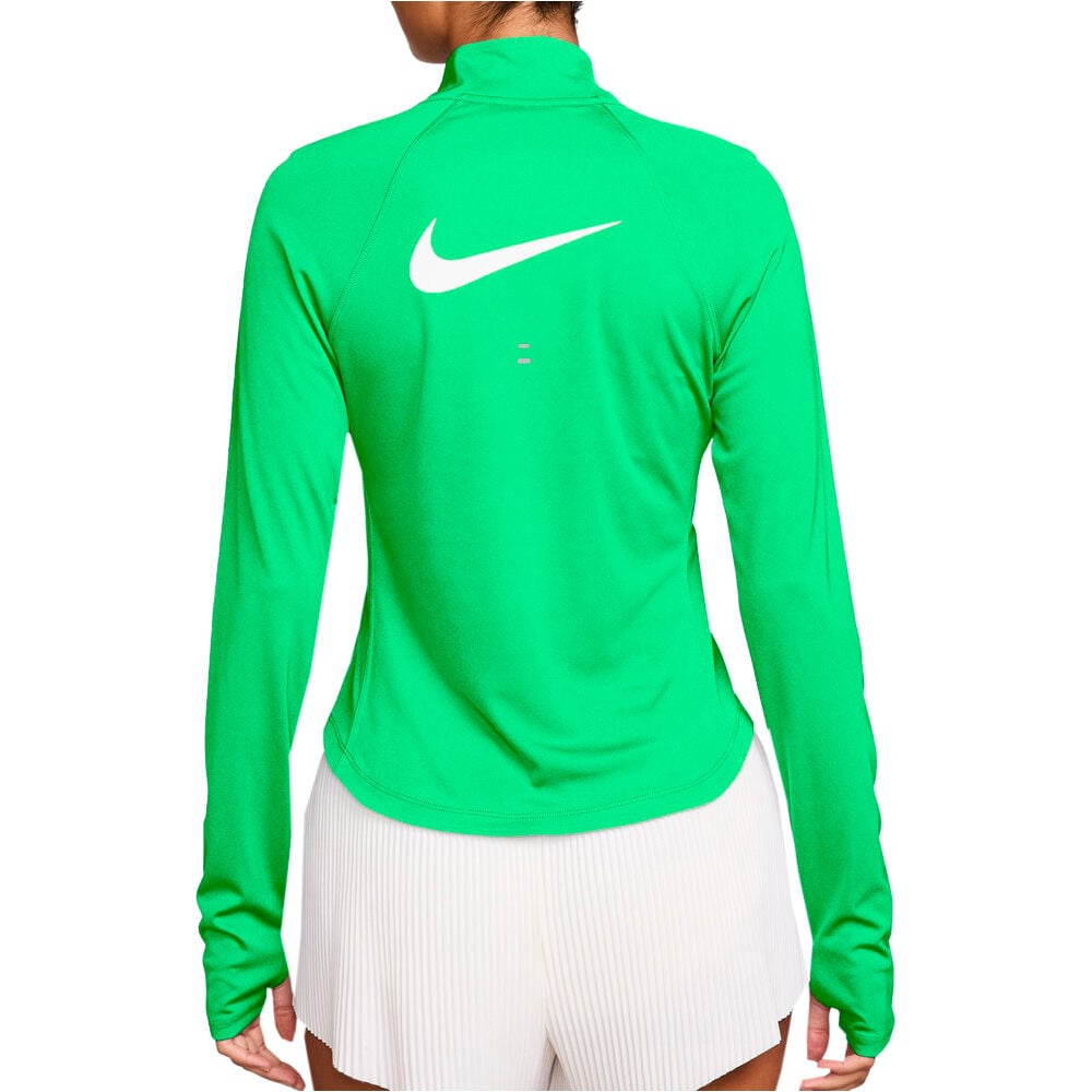 Nike camiseta técnica manga larga mujer W NK TEMPO SWSH HBR DF HZ TOP vista trasera