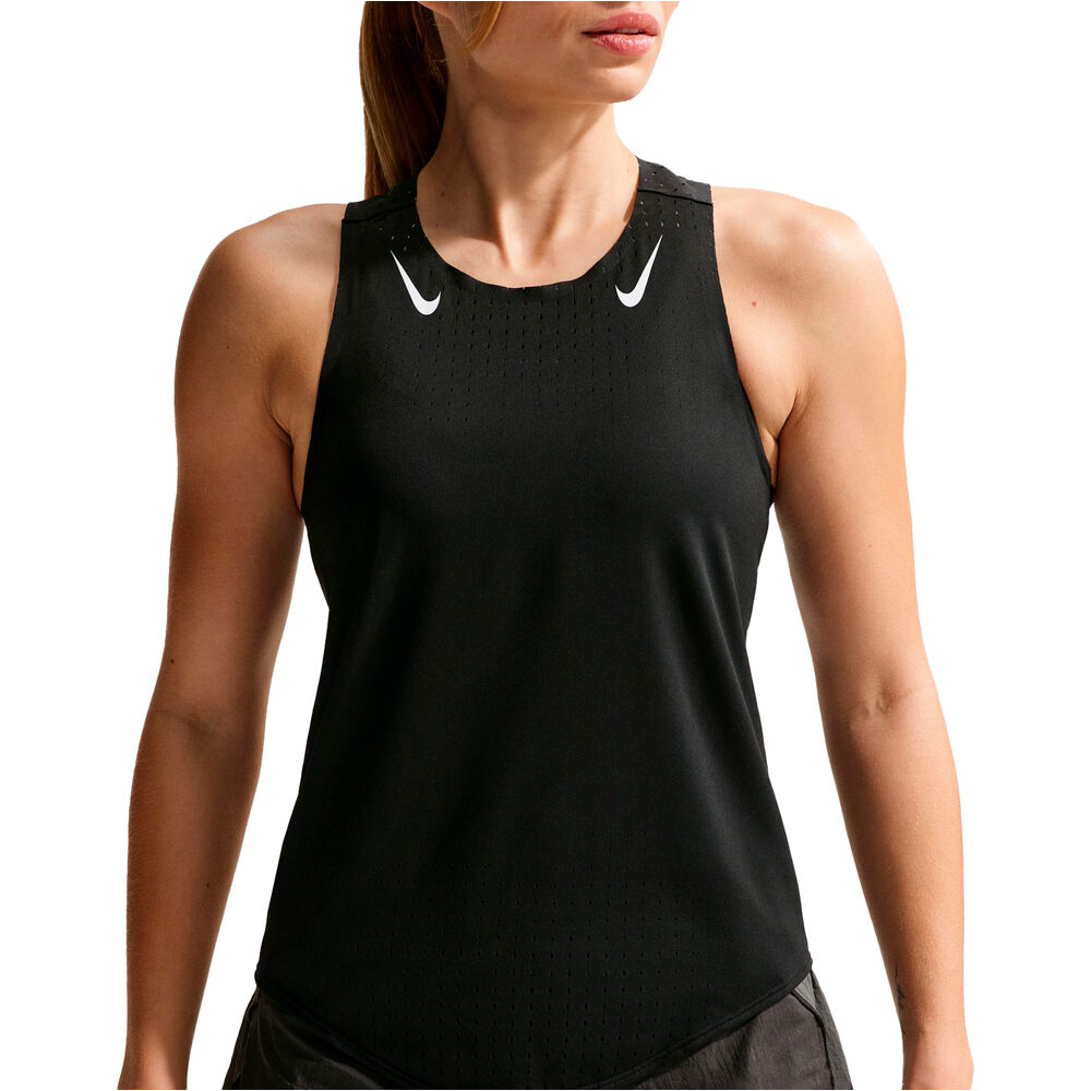 Nike camiseta técnica tirantes mujer W NK ARSWFT DFADV SINGLET vista detalle
