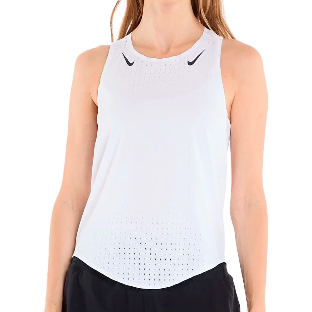 Nike camiseta técnica tirantes mujer W NK ARSWFT DFADV SINGLET vista frontal