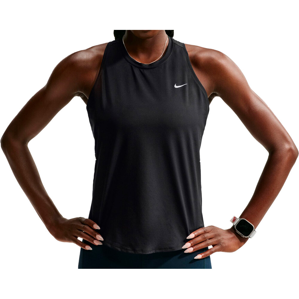 Nike camiseta técnica tirantes mujer W NK SWIFT DF TANK STNDRD vista detalle