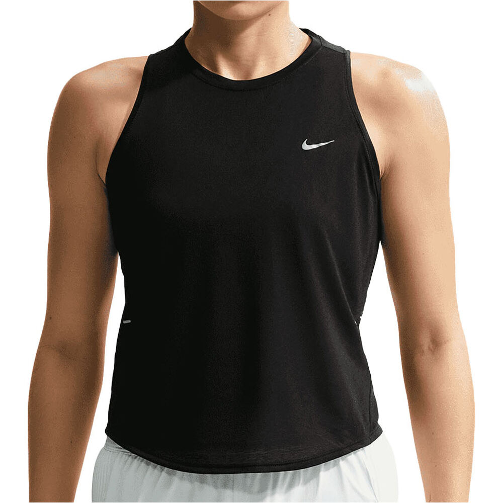 Nike camiseta técnica tirantes mujer W NK SWIFT NVLT BRTHE TANK vista frontal