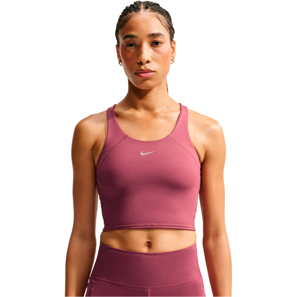 Nike camiseta técnica tirantes mujer W NK TEMPO DF MS CRP BRA TANK vista detalle