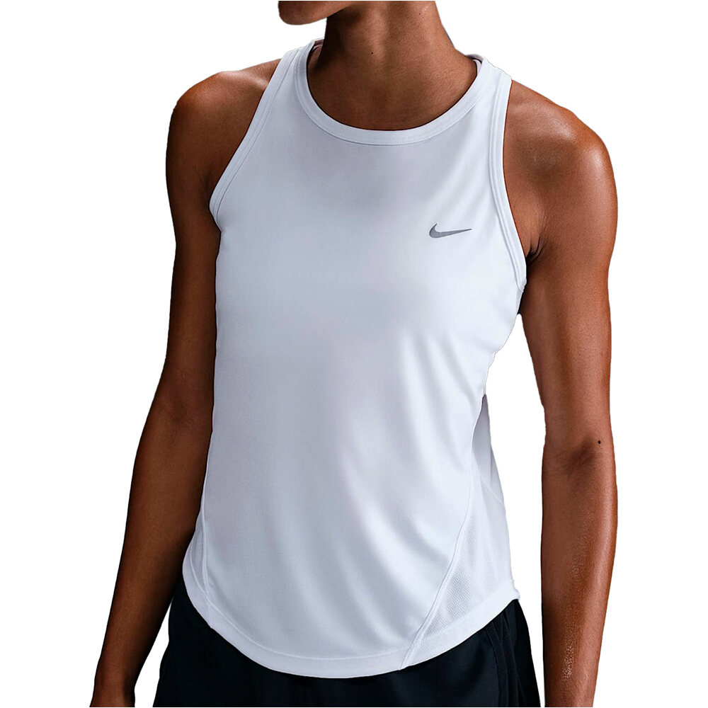 Nike camiseta técnica tirantes mujer W NK TEMPO DF TANK vista frontal