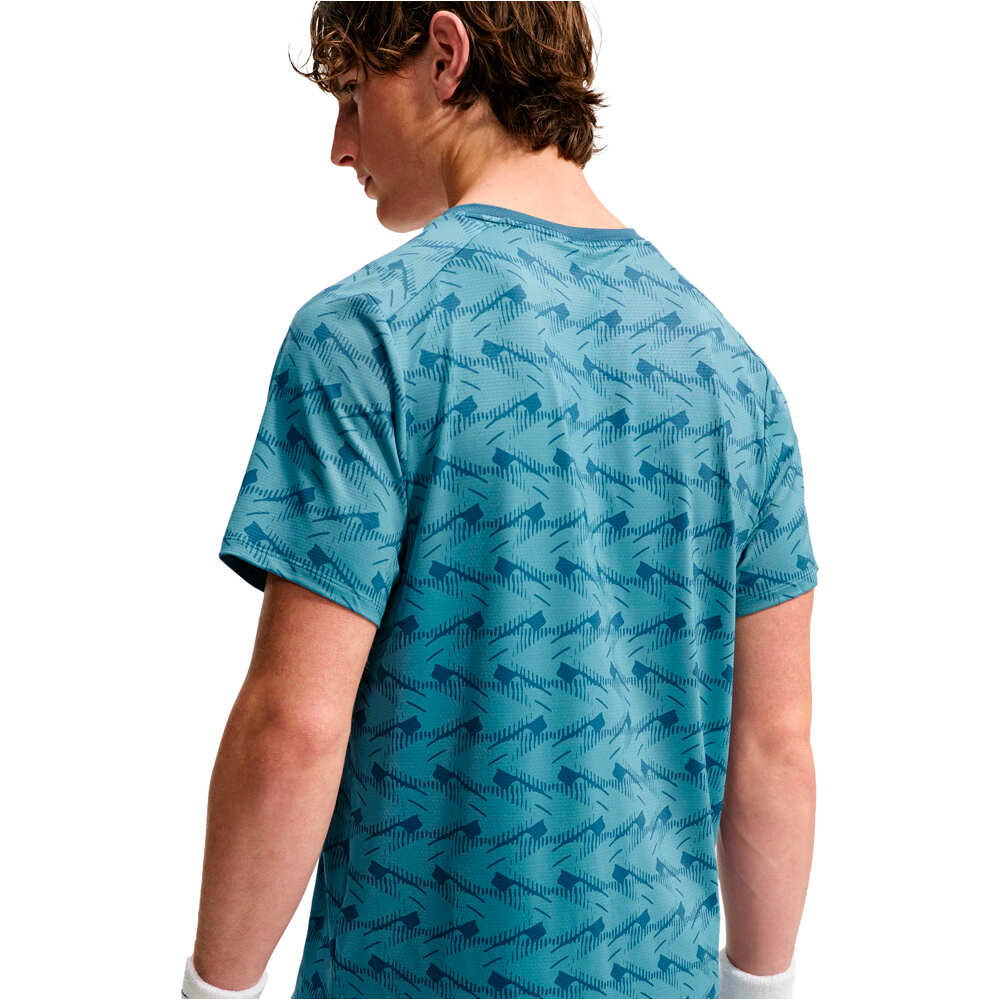 Nike camiseta tenis manga corta hombre M NKCT DF ADVTG TOP PRT 03