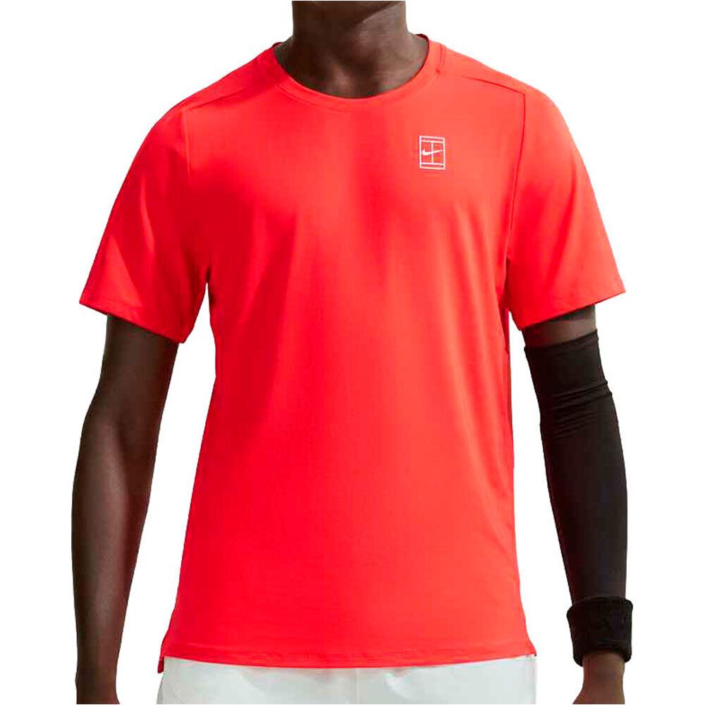Nike camiseta tenis manga corta hombre M NKCT DF ADVTG TOP vista frontal