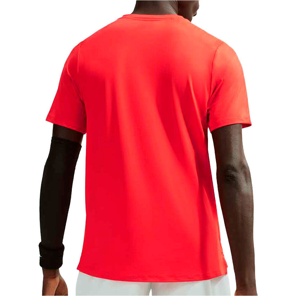Nike camiseta tenis manga corta hombre M NKCT DF ADVTG TOP vista trasera