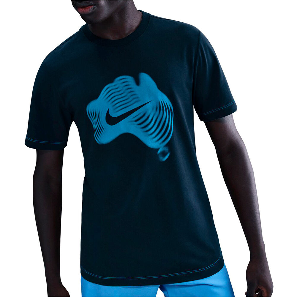 Nike camiseta tenis manga corta hombre M NKCT DF TEE STD OZ OPEN SP26 vista frontal