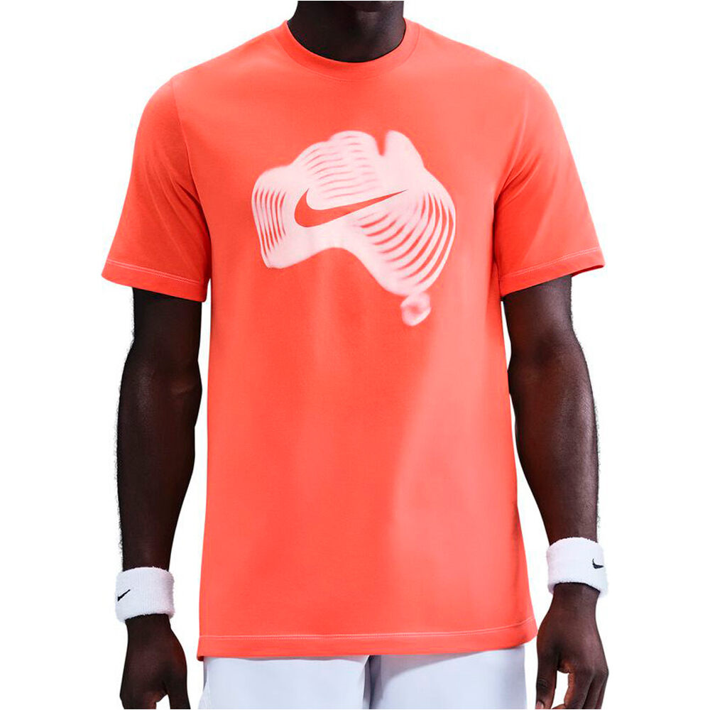 Nike camiseta tenis manga corta hombre M NKCT DF TEE STD OZ OPEN SP26 vista frontal