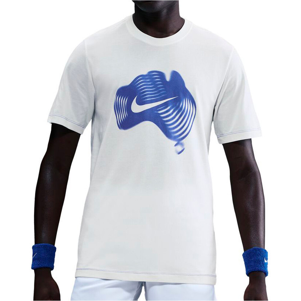 Nike camiseta tenis manga corta hombre M NKCT DF TEE STD OZ OPEN SP26 vista frontal