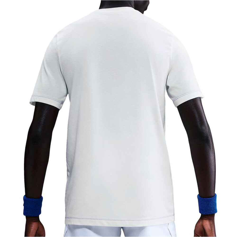 Nike camiseta tenis manga corta hombre M NKCT DF TEE STD OZ OPEN SP26 vista trasera