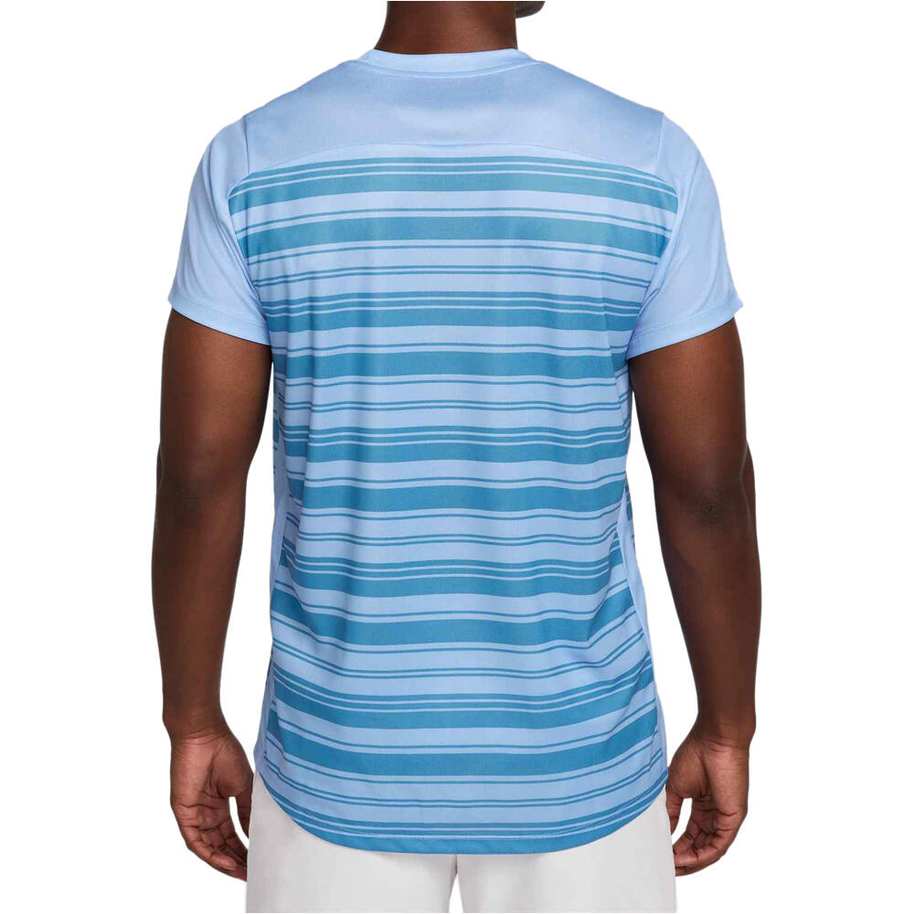 Nike camiseta tenis manga corta hombre M NKCT DF VICTORY TOP PRINT vista trasera