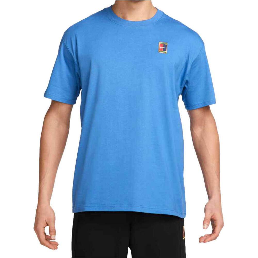 Nike camiseta tenis manga corta hombre M NKCT TEE M90 OC vista frontal