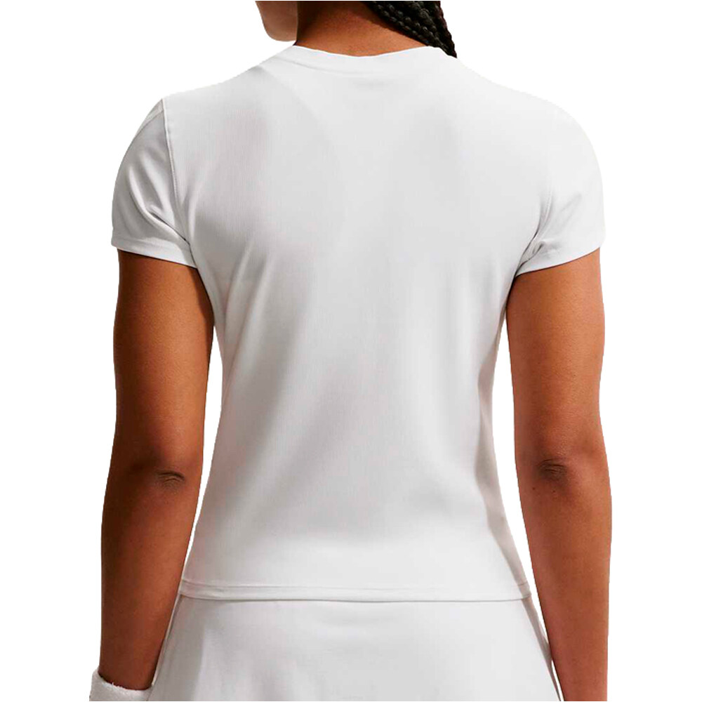 Nike camiseta tenis manga corta mujer W NKCT DF ADVTG SS TOP vista trasera