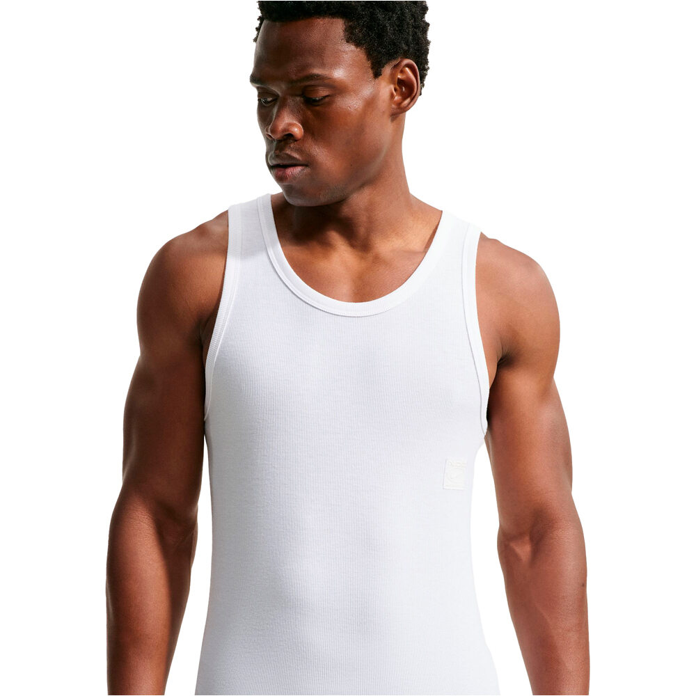 Nike camiseta tirantes fitness hombre M NK DF NAC RIB TANK vista detalle