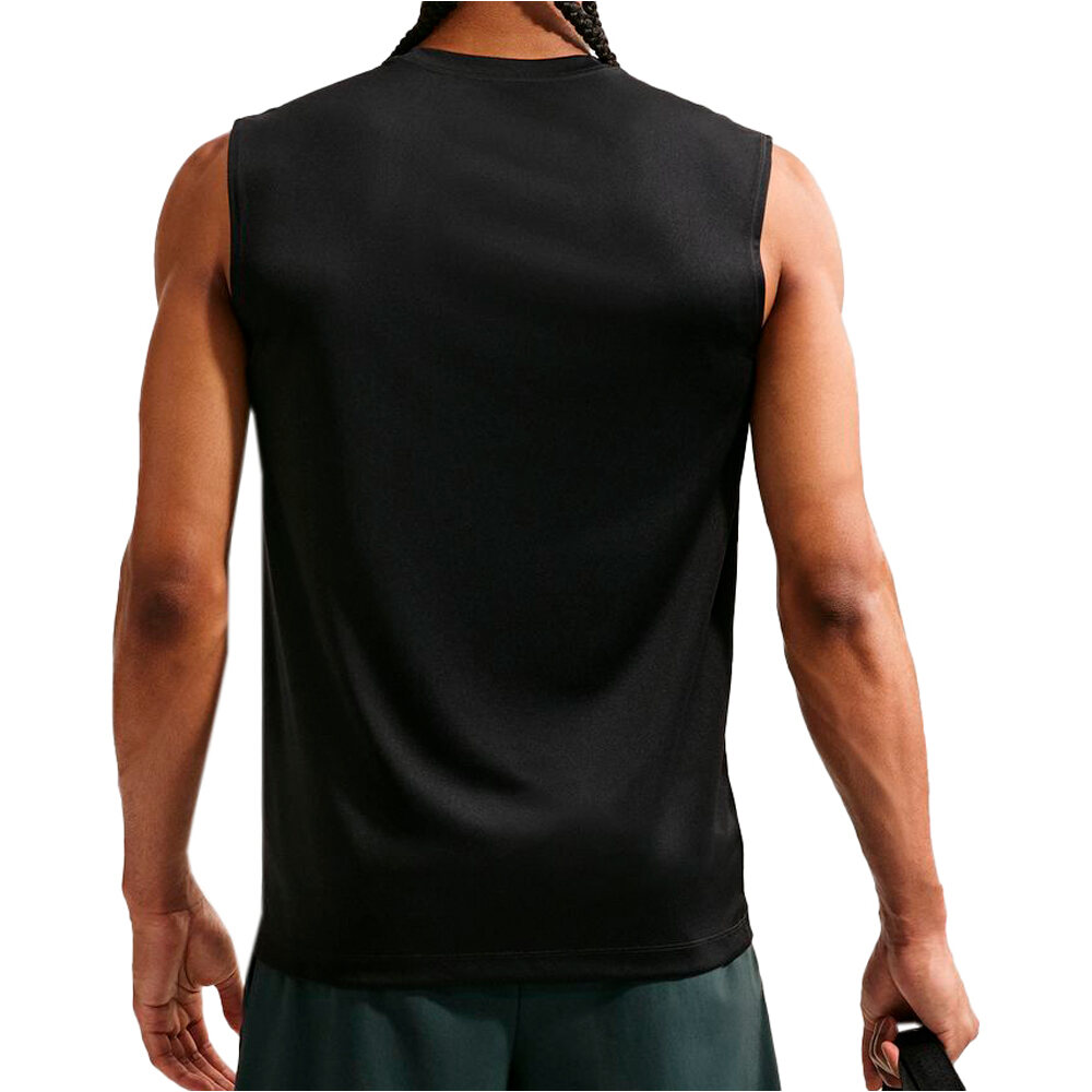 Nike camiseta tirantes fitness hombre M NK DF TEE STD SLVLS FLEX vista trasera